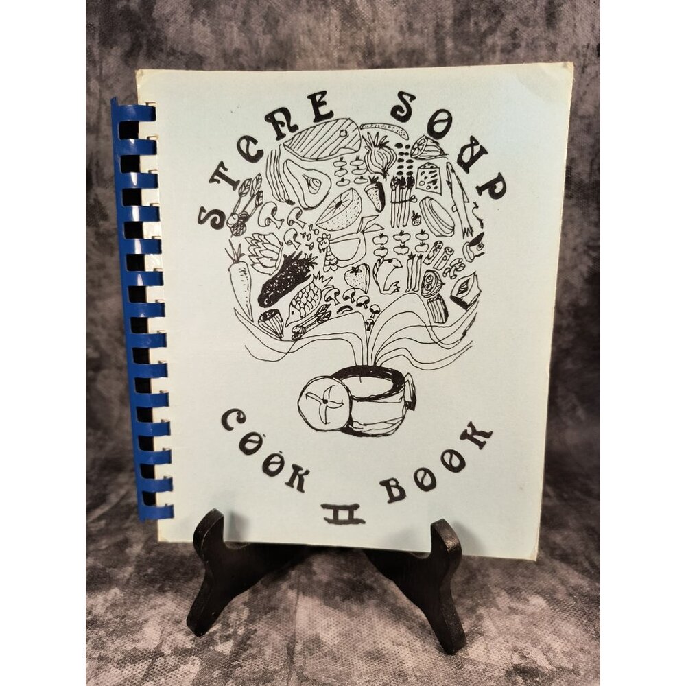 Stone Soup 1980's Church Community Cookbook II First Congregational Church Aubur